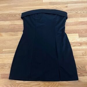 KENDALL AND KYLIE Black Strapless Dress